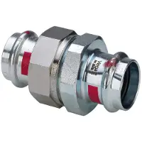 Viega Verschraubung PRESTABO 1160, 559311 18mm, aus unlegiertem Stahl, flachdicht.