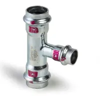 Viega Prestabo tee 54x28x54mm af ulegeret stål SC-contur