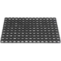 Hamat Gummiringmatte 50x80 cm Domino (zwart)
