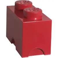 LEGO - Storage Brick 2 rot