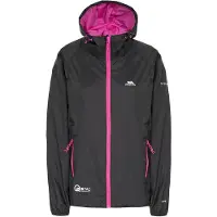 Trespass Damen Regenjacke Kompakt Zusammenrollbare Qikpac, Black, XL, FAJKRAM300
