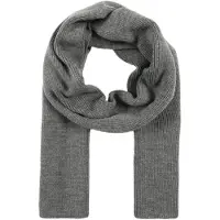 Jack & Jones Strickschal "JACDNA KNIT SCARF NOOS", Herren, grau (grau melange), Strick, Kunstfaser, unifarben, Modetücher Strickschal, Kunstfaser, aus Strickmaterial