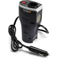 Technaxx - Auto-Spannungswandler - 2 USB-Anschlüsse - 12V auf 220V