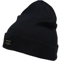 Jack & Jones Strickmütze "JACDNA BEANIE NOOS" Kunstfaser, Rippenstrick