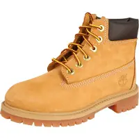 Timberland 6 In Premium Waterproof Boot Youth Wheat nubuck EU 32 1/2