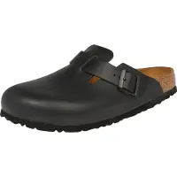 Birkenstock Boston, Uni Pantolette schmale Form, schwarz(schwarz), Gr. 50