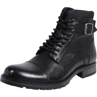 Jack & Jones Herren Jfwalbany Leather Antraciet Chukka Boots, Anthrazit, 46 EU