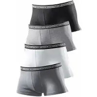 Le jogger Boxer in grau-meliert, schwarz, weiß, grau | Gr.: 146/152