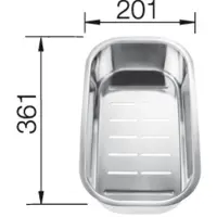 BLANCO 224787, 36,1 cm, 20,1 cm
