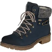 Rieker Boots Damen Synthetik / Kunststoff Blau Größe: 42