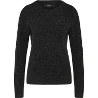Vero Moda Rundhalspullover "VMDOFFY" in melierter Optik