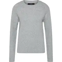 Vero Moda Rundhalspullover "VMDOFFY" in melierter Optik