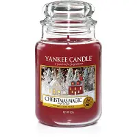 Yankee candle Raumdüfte Duftkerzen Christmas Magic Classic Large Glass