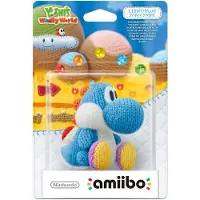Light Blue Yarn Yoshi, Collectible figure, Yoshi's Woolly World, Blau, Weiß, Gelb