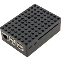 Multicomp Baustein Gehäuse für Raspberry Pi 3, 2 Modell B / B+ - Farbe: schwarz
