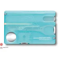 Victorinox SwissCard Nailcare 13 Functionen Transparant Blau