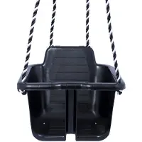 Plasto Babyschaukel, Schwarz