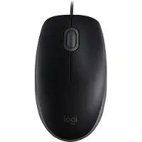 Logitech M110 Silent, Beidhändig, Optisch, USB Typ-A, 1000 DPI, Schwarz
