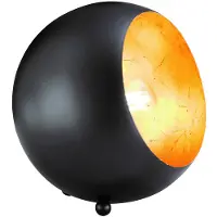 TRIO - Tischlampe BILLY - Schwarz - 0x0x16 cm