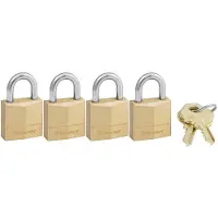 Master Lock - Hunglot Masterlock 4 wie -Main wartungsfähiges Messen 20mm | Blasen Sie ein 4 -Stück