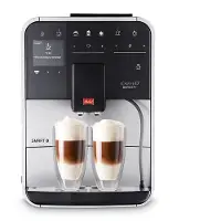 Melitta Barista Smart T, Espressomaschine, 1,8 l, Gemahlener Kaffee, 1450 W, Schwarz, Silber