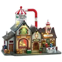 Lemax Weihnachtsfigur Bell's gourmet popcorn factory with 4.5v adaptor (mix)