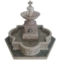 Lemax Weihnachtsfigur Modular plaza-fountain with 4.5v adaptor (mix)