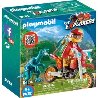 Playmobil 9431 Motocross-Bike mit Raptor