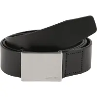 Calvin Klein Herrengürtel Formal Plaque Belt 3.5cm K50K504309 Schwarz