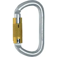 Singing Rock Oval Steel Connector Snap Hook Golden,Silber