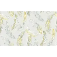 Living Walls Vliestapete "Four Seasons" Motiv Strukturmuster gemustert leicht strukturiert Boho Tapete Federn Tapeten Wohnzimmer Schlafzimmer Küche modern Design