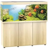 Juwel Rio 450 LED Aquarium mit Unterschrank helles Holz