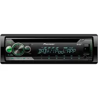 Pioneer DEH-S410DAB, Schwarz, 1 DIN, 50 W, AAC, MP3, WMA, WMV, LCD, 1 Zeilen