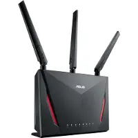 Asus RT-AC2900, Wi-Fi 5 (802.11ac), Dual-Band (2,4 GHz/5 GHz), Ethernet/LAN, Schwarz, Tabletop-Router
