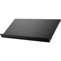 String - Magazin-Ablage, 78 x 30 cm, Esche schwarz gebeizt