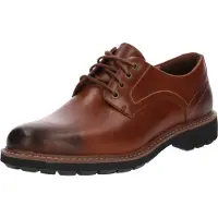 Clarks Batcombe Hall - Braun Glattleder Größe: 43 Normal