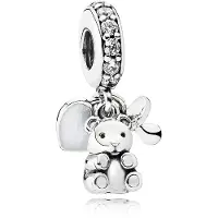 Pandora Damen Charm Link Pandora Baby Teddy Bear Schmuck