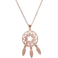 CO88 Collection Damen Anhänger Halskette in Roségold - CO88 Kollektion 8CN-10042
