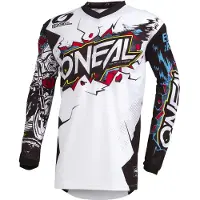O'Neal Oneal Element Villain Motocross Jersey, weiß, M
