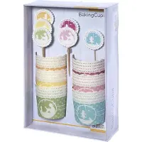 RBV Birkmann Birkmann Vintage Memories BakingCups, 24 Stück, Backbecher, Back Becher, Servierschale, Papier, Ø 7 cm, 442184