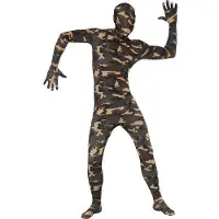 Feestdirect Camouflage Ganzkörperkostüm