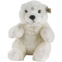 WWF Plüschtier Eisbär (sitzend, 15cm) Bär Polarbear