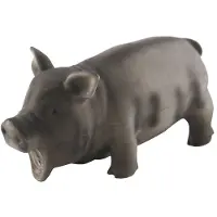 Dogman Hundespielzeug Latex Schwein Grau 23cm