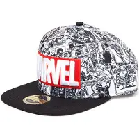 Difuzed Marvel Snapback Cap All over Comic und Logo