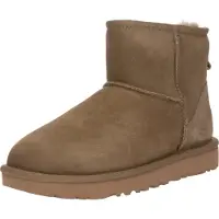 Ugg australia für Damen. 1016222 Klassische Mini II Lederstiefeletten braun (37), Wohnung, Keine, Lässig, Heimtextilien, Grün