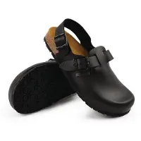 ABEBA (8045) Clog Berufsschuhe Nature OB schwarz 45