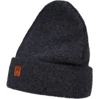 KnowledgeCotton Apparel Beanie Wolle Dunkelgrau
