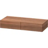 Duravit Schubkastenablage DURASTYLE 440x1000x150mm nussbaum natur/weiss matt
