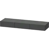 Duravit Schubkastenablage DURASTYLE 440x1500x150mm graphit matt/basalt matt