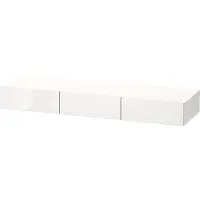 Duravit Schubkastenablage DURASTYLE 440x1500x150mm we hochglanz/basalt matt